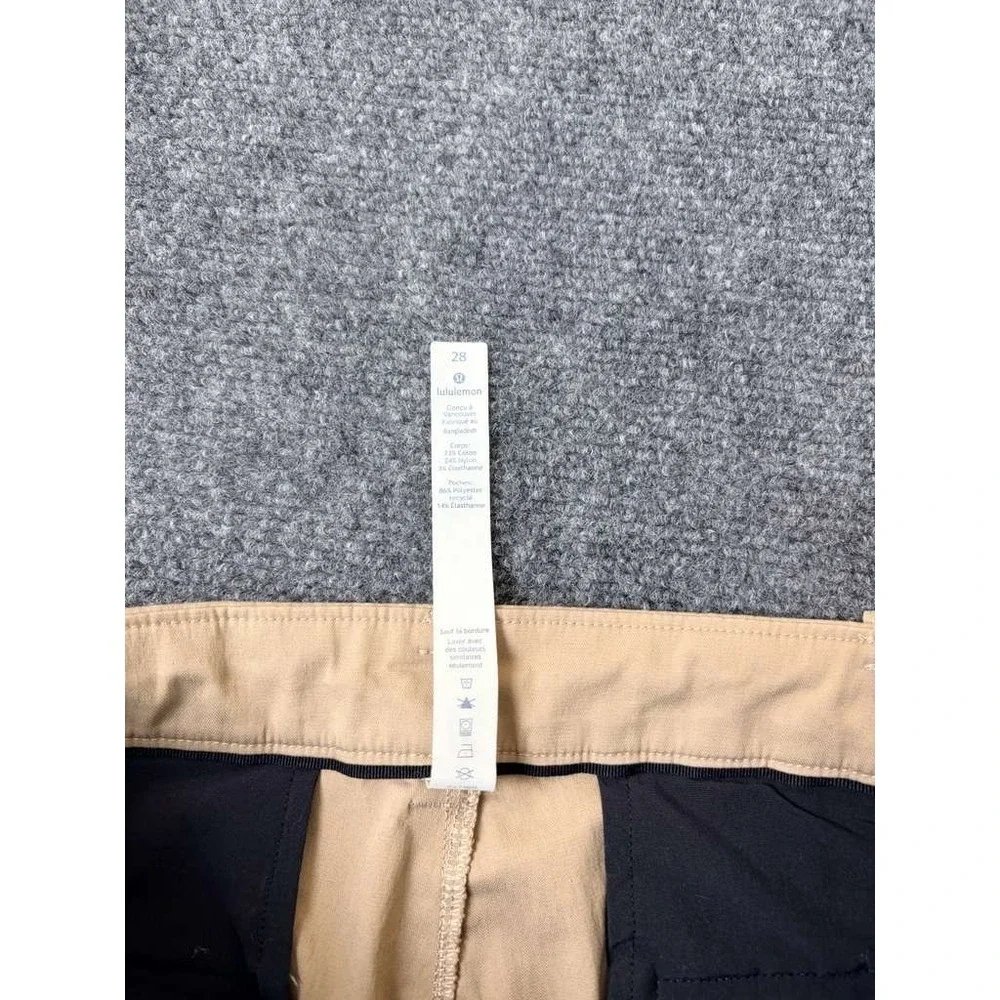 Lululemon Pants Mens 28x31 Khaki ABC Classic Fit Stretch Warpstreme Chino